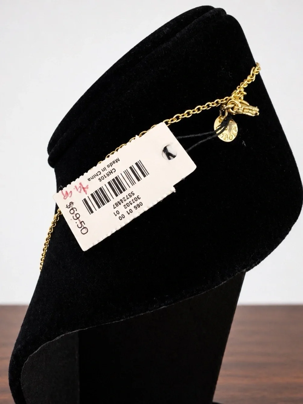 Talbots Gold-tone Pavé Pendant Necklace - Women Jewelry
